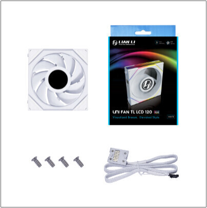 Lian Li UNI FAN TL LCD 120mm White