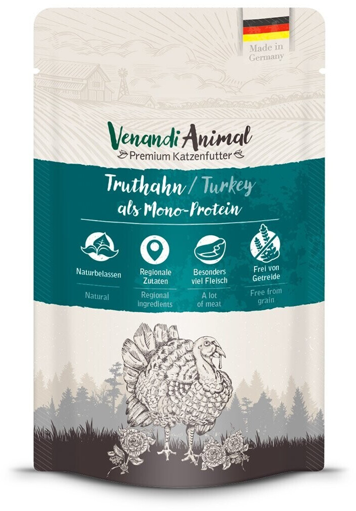 Venandi Animal Monoprotein Wet Food turkey 125g