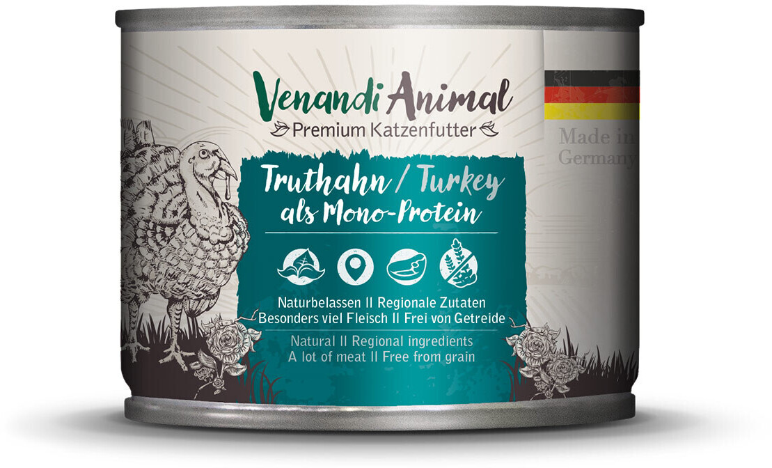 Venandi Animal Monoprotein Wet Food turkey 12x200g