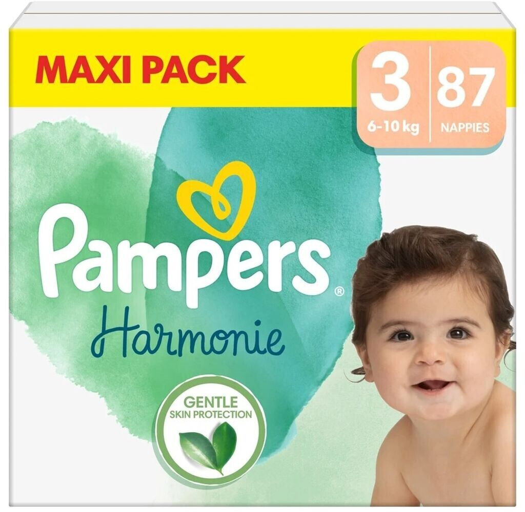 Pampers Harmonie taille 3 (6-10 kg) 87 couches