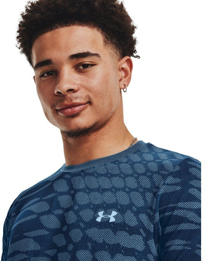 Under Armour UA Seamless Ripple Kurzarm Oberteil fur Herren 1379281 varsity blue blue blizzard ab 21 60 Preisvergleich bei idealo