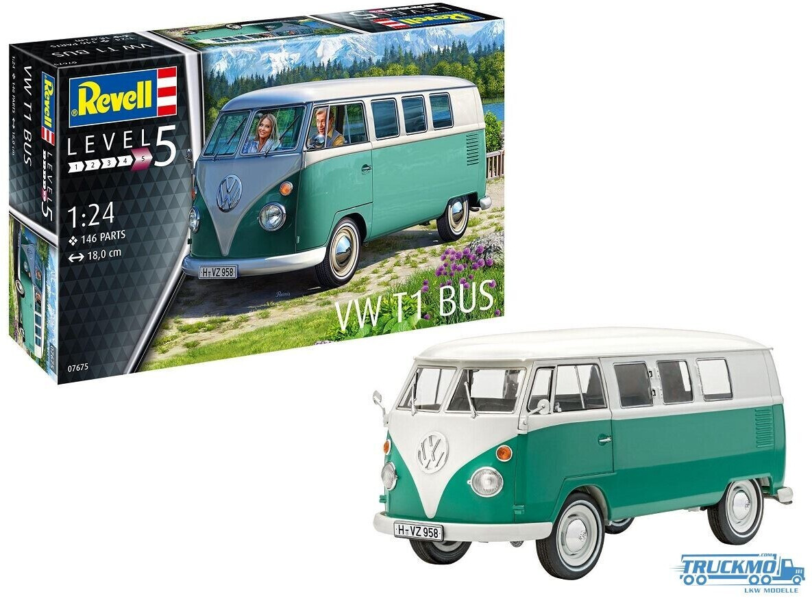 Revell 67706 Model Set VW T3 Bus Modellbausatz mit Farben /Kleber