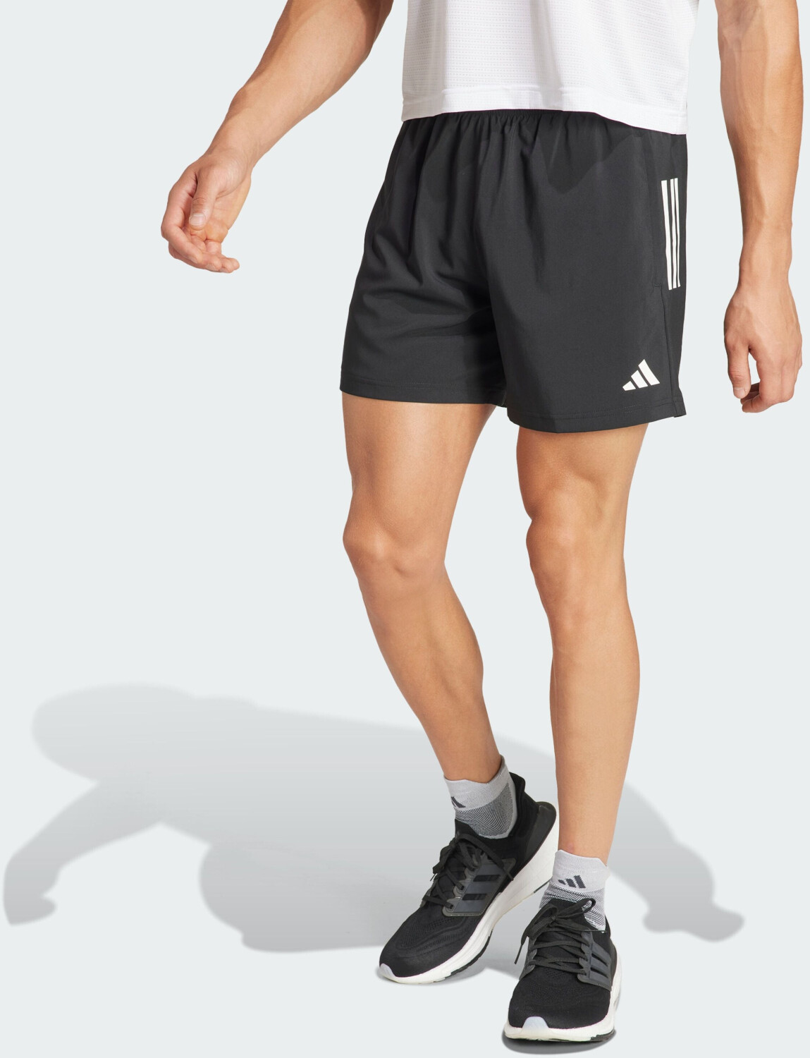 Black adidas shorts mens discount