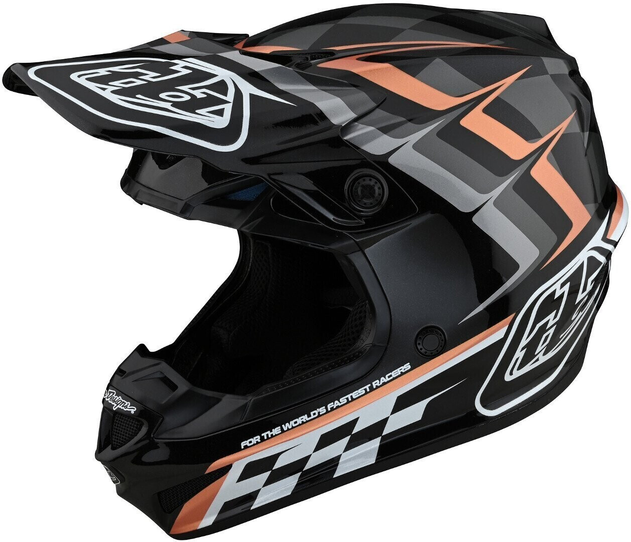 Photos - Motorcycle Helmet TLD Troy Lee Designs Troy Lee Designs SE4 Warped Polyacrylite MIPS black 