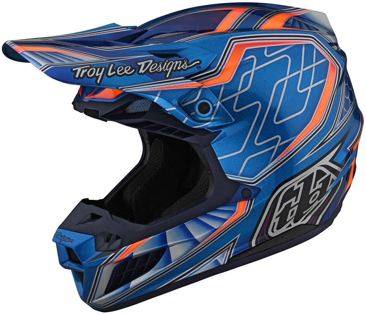 Photos - Motorcycle Helmet TLD Troy Lee Designs Troy Lee Designs SE5 Lowrider blue 