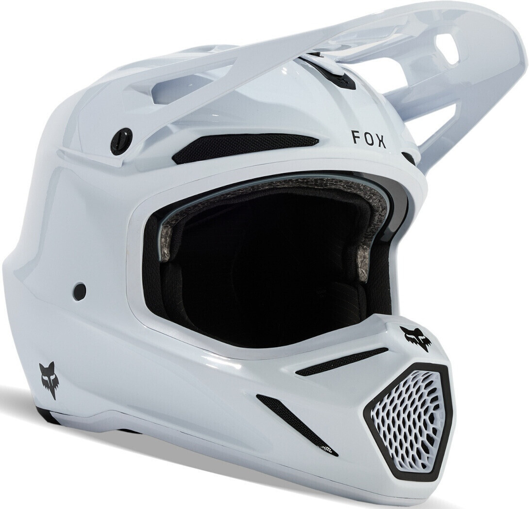 Fox V3 RS Carbon Solid MIPS white