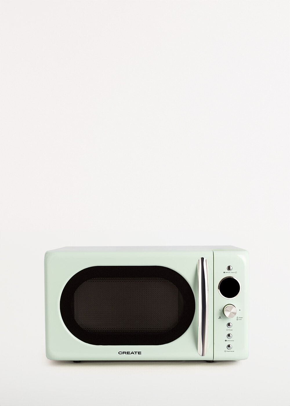 CREATE Microwave Retro Pastel Green