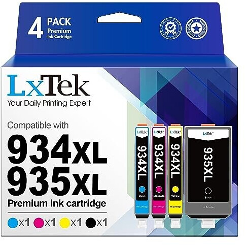 Photos - Ink & Toner Cartridge LxTek Ink for HP 934XL/935XL 4 Pack 