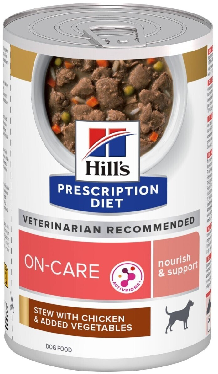 Hill's PRESCRIPTION DIET On-Care Ragout wet dog food chicken 354g