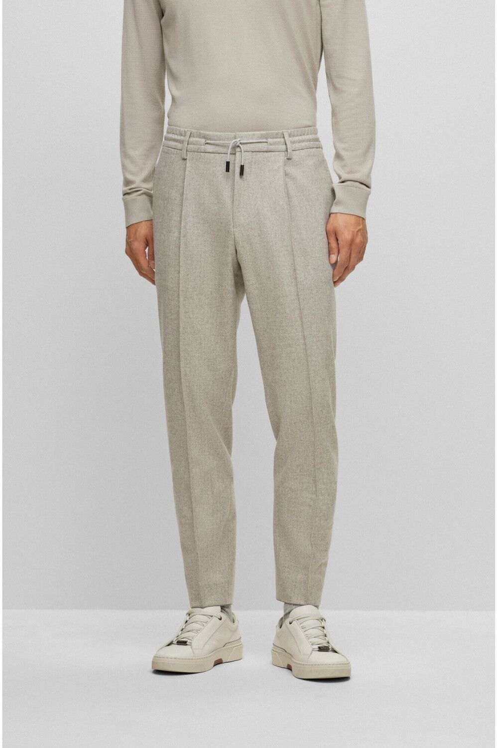 Hugo boss deals linen trousers