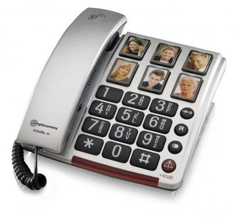 Amplicomms Bigtel 40 Plus Seniorentelefon Bedienungsanleitung Amplicomms BigTel 40 Plus ab 33,84 € | Preisvergleich bei idealo.de