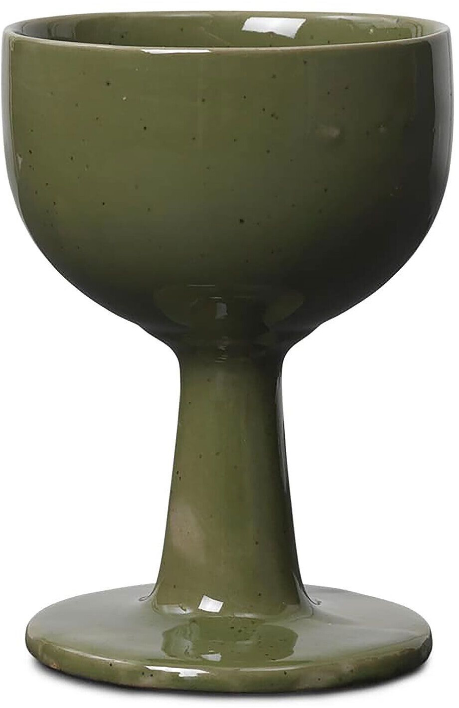 ferm LIVING Floccula wine glass 16cl green