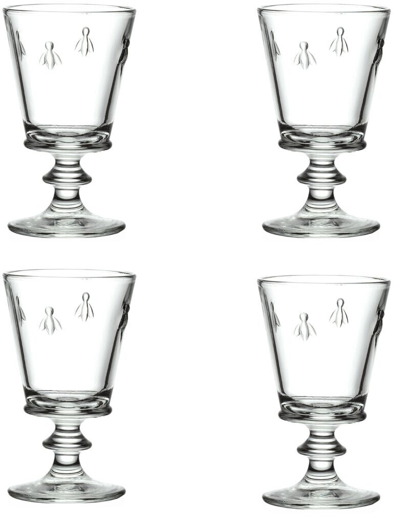 La Rochère Abeille wine glass 24 cl pack of 4 clear