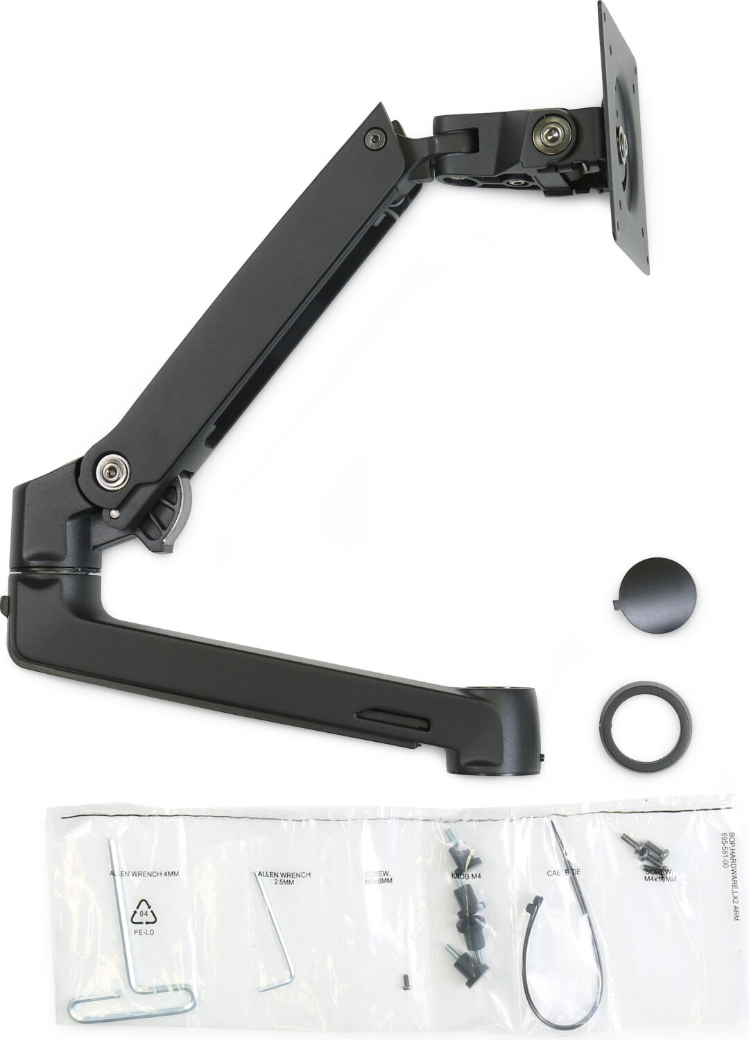 Ergotron LX Arm, Extension and Collar Kit Black (98-130-224)