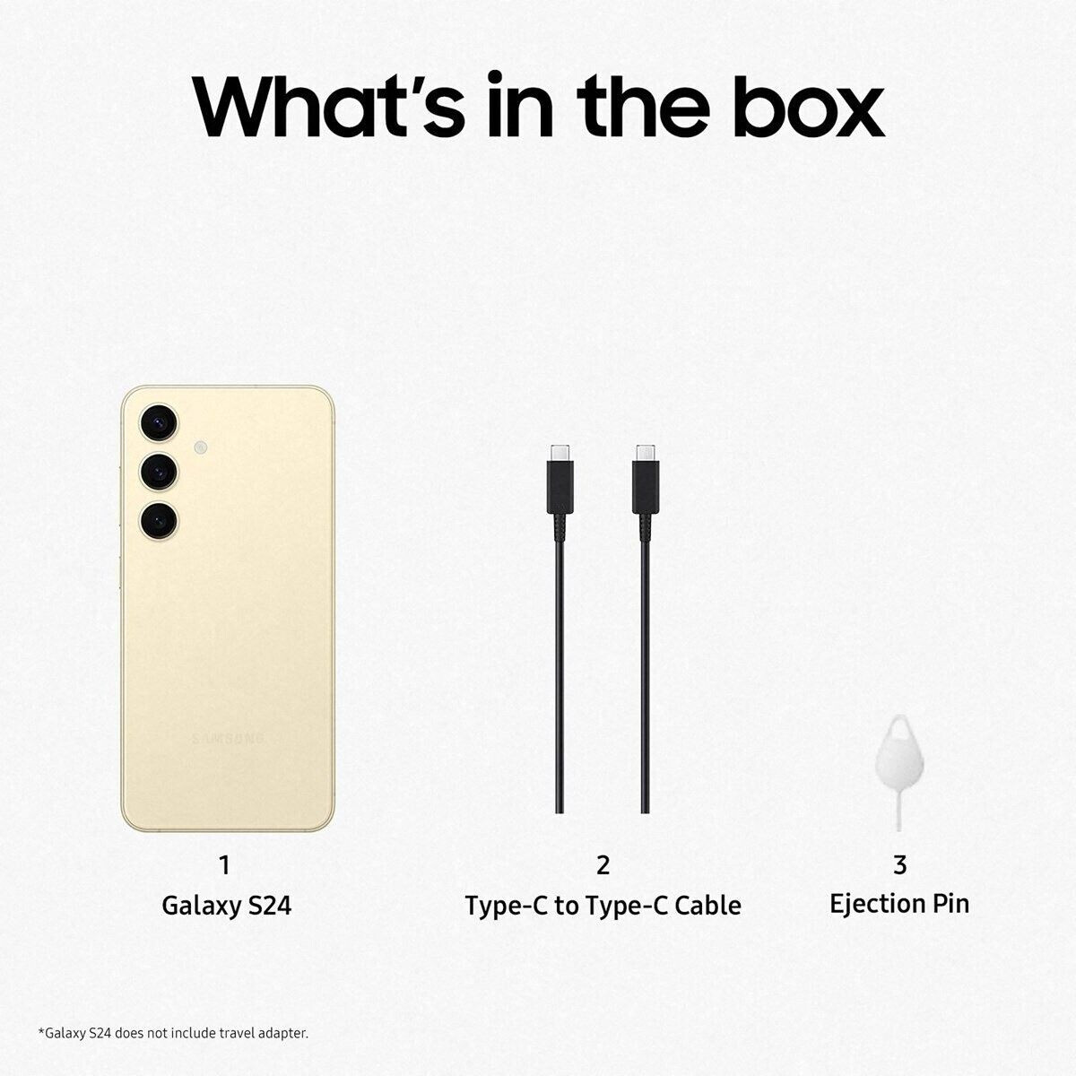 Samsung Galaxy S24 128GB Amber Yellow