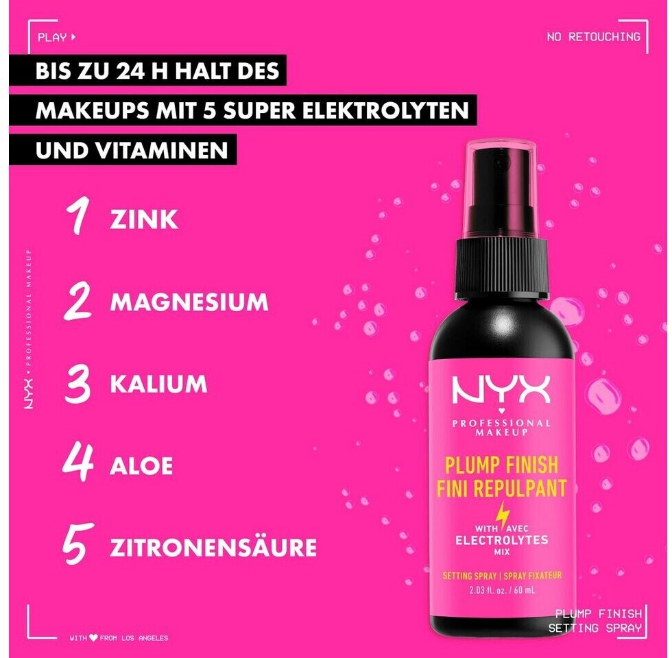 NYX Plump Finish Setting Spray (60ml) ab 7,01 € | Preisvergleich bei