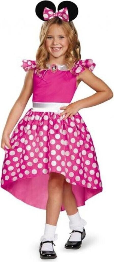 Disguise Disney Minnie Mouse Princess Costume Minnie Classic Rosa 4-6 Years