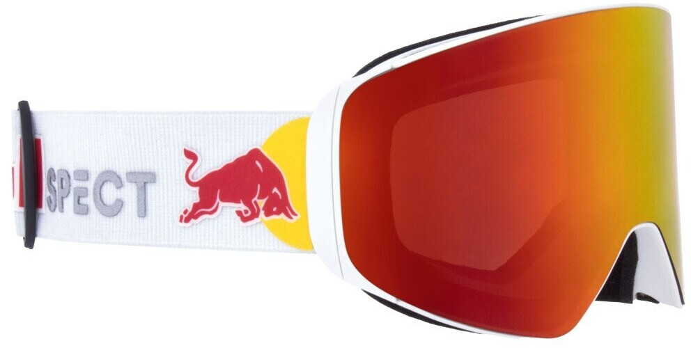 Red Bull SPECT Jam Matt White Brown Red Mirror + Cloudy Snow (JAM-04)