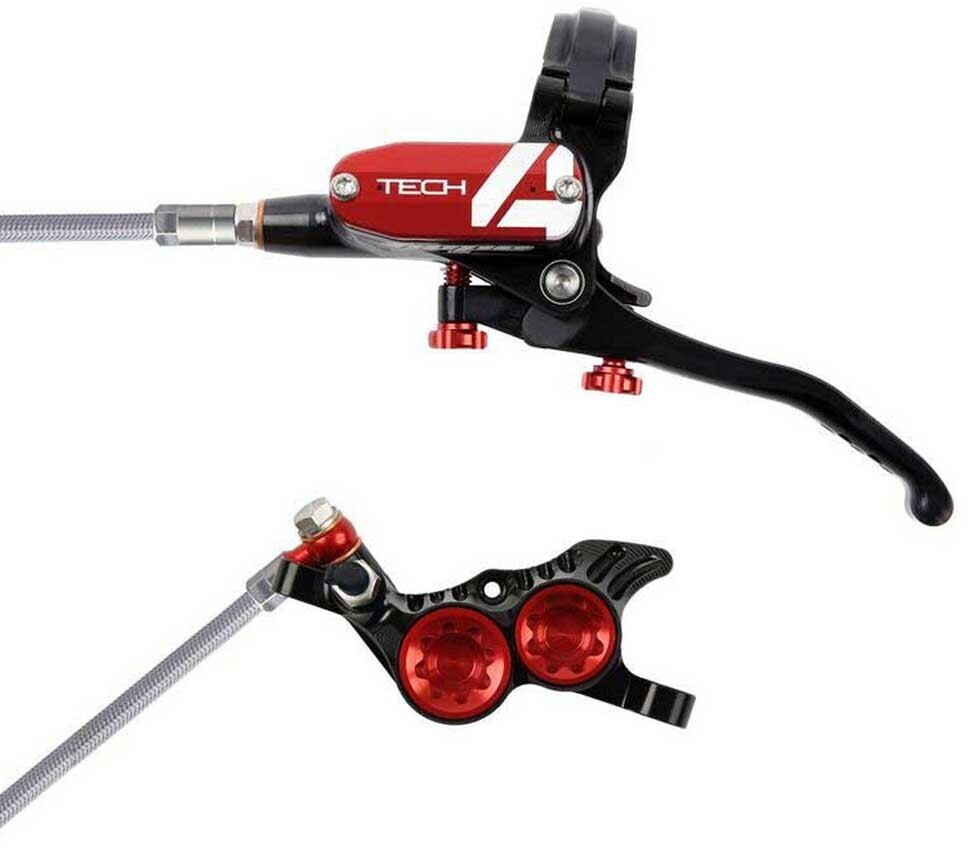 Hope 4 V4 rear disc break red Stahlflex