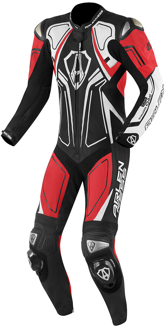 Photos - Motorcycle Clothing Arlen Ness Conquest 1pcs. black/white/red 