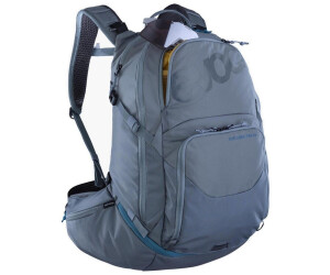 EVOC EXPLORER PRO 26, Backpack (for shorter back lengths, AIR FLOW CONTACT SYSTEM, AIRO FLEX hip belt, incl. compartment for hydration bladder up to 3l and rain cover, One Size), Black