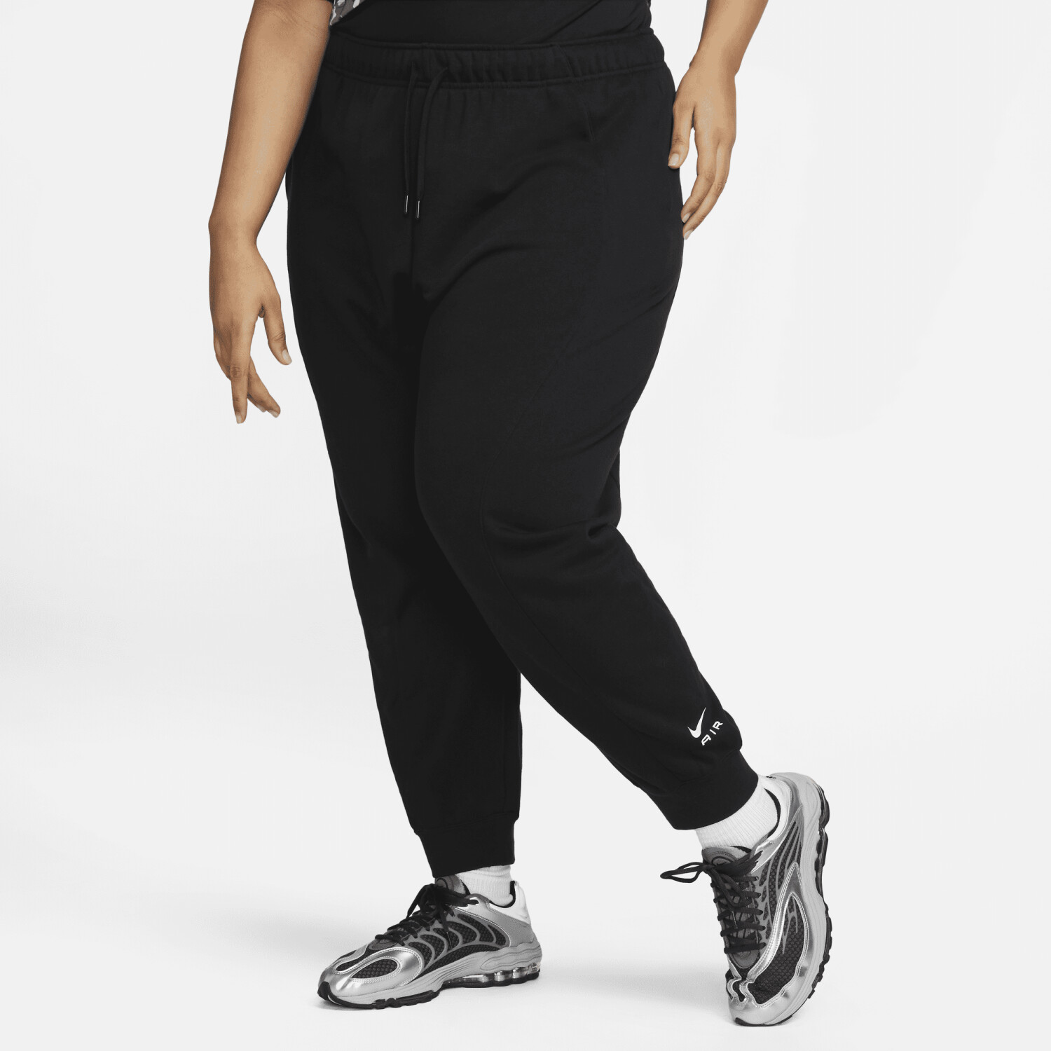 Nike Air Fleece-Jogger mit mittelhohem Bund für Damen. Nike AT