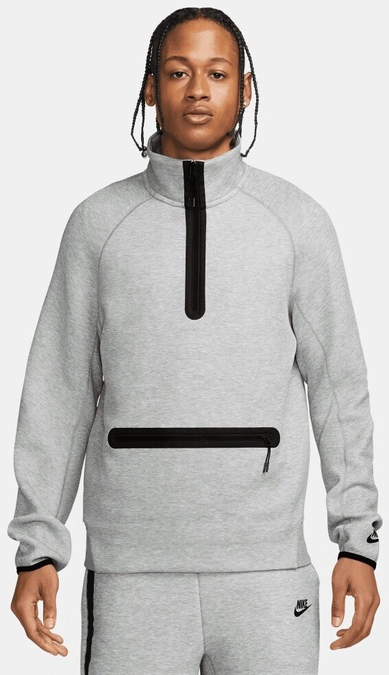 Herren Hoodie Kapuzenpullover - Raglanärmel Halbreißverschluss Winter Sweatshirt