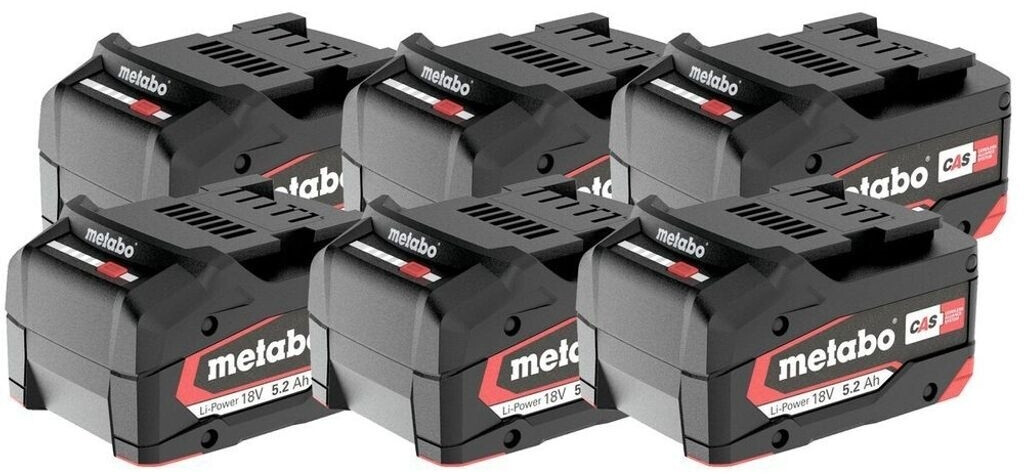 Metabo 6 x 18V 5,2 Ah (625592000)