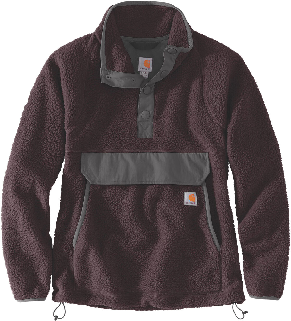 Carhartt Relaxed Fit Fleece Pullover (104922) dark red