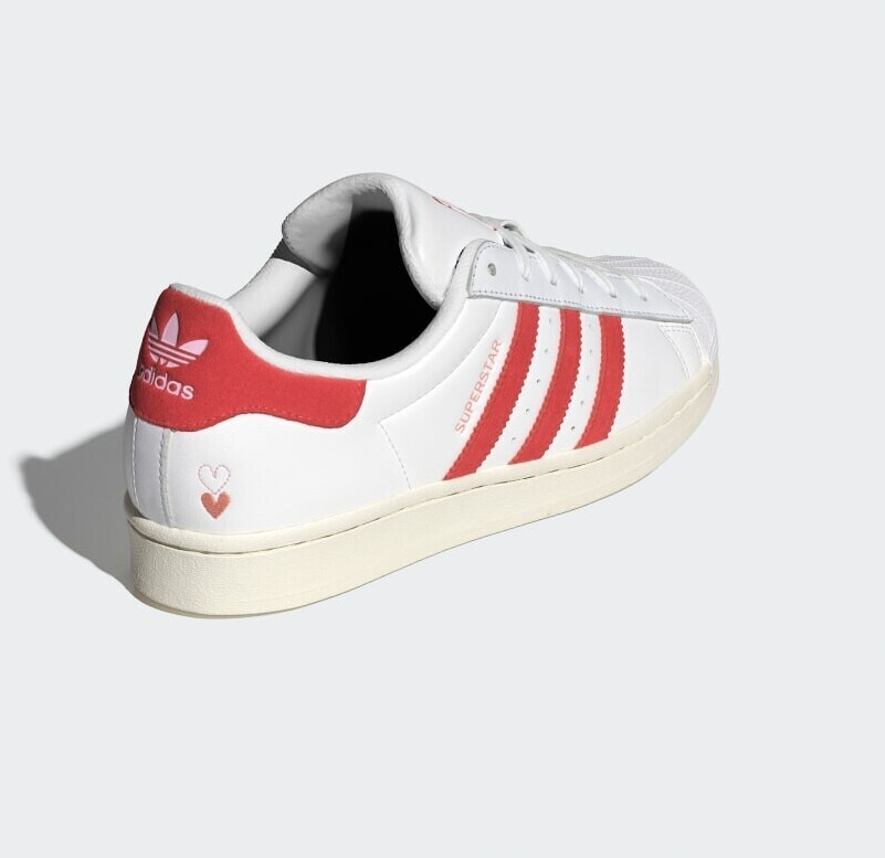 Adidas Superstar Women cloud white bright red wonder clay a 122 00 oggi Migliori prezzi e offerte su idealo