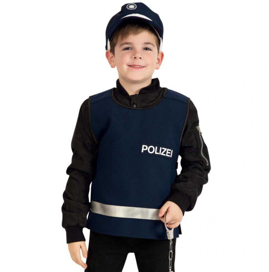 Fries Polizei-Weste Blau 128cm ab 17,99 €
