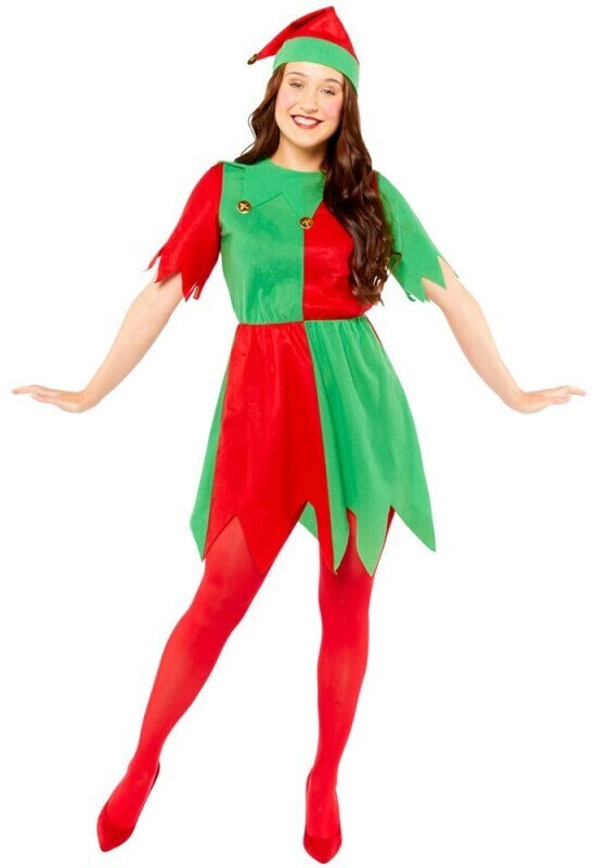 Amscan Elfi Elf Imp costume for ladies green/red