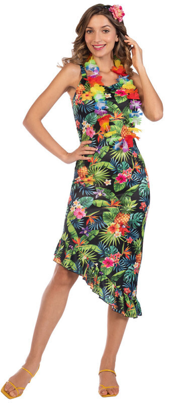 Amscan Hawaii Lady Viana ladies costume colorful