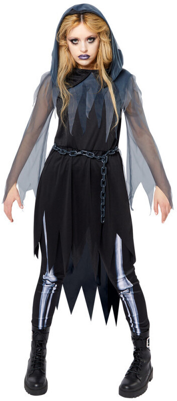 Amscan Horror Scythe Lady ladies costume black