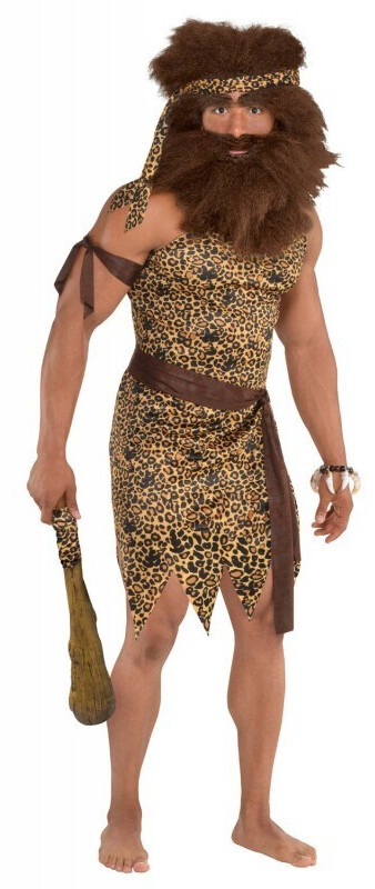 Amscan Neanderthal man costume brown