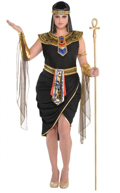 Amscan Pharaoh Beauty ladies costume black