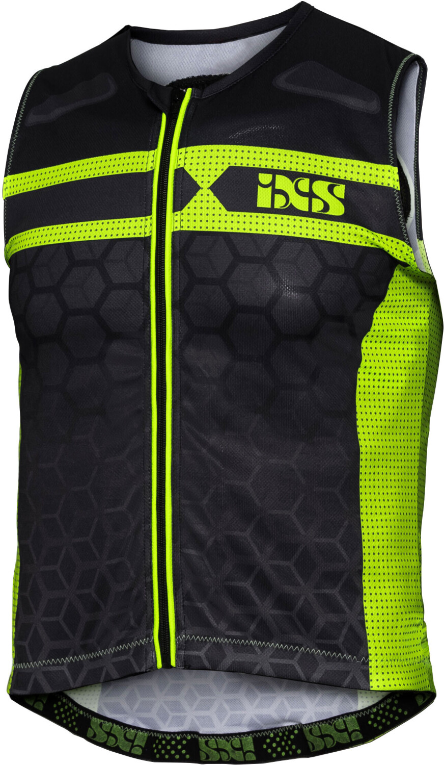 Photos - Motorcycle Clothing IXS RS-20 Protectionvest black/yellow 