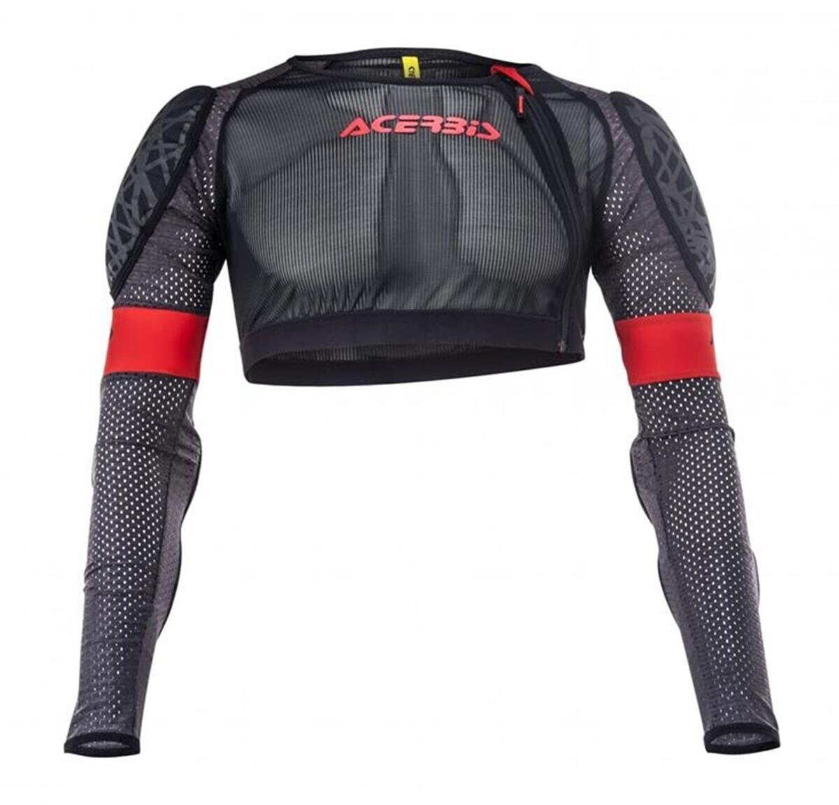 Acerbis Protektorjacke Koerta 2.0 – Motorrad-Schutzjacke Mit Protektoren, Schwarz/Rot, Für Sport & Freizeit