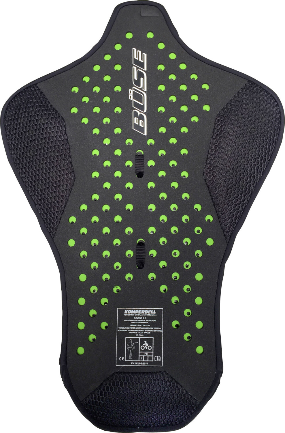 Büse Breeze Rückenprotector black/green