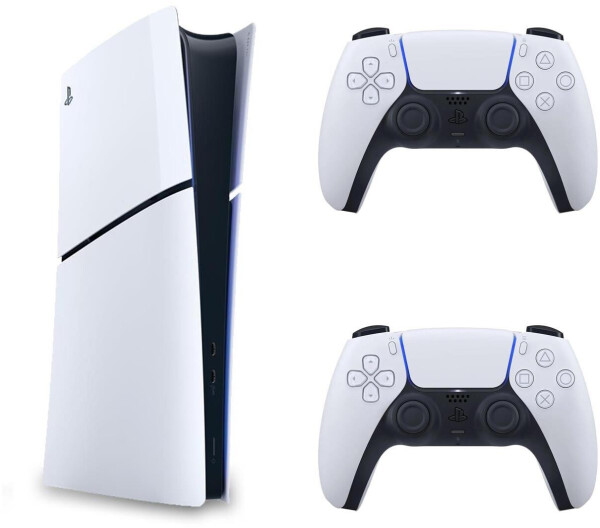 Sony PlayStation 5 Slim (PS5 Slim) Digital Edition + 2 DualSense Controller, Bild 7