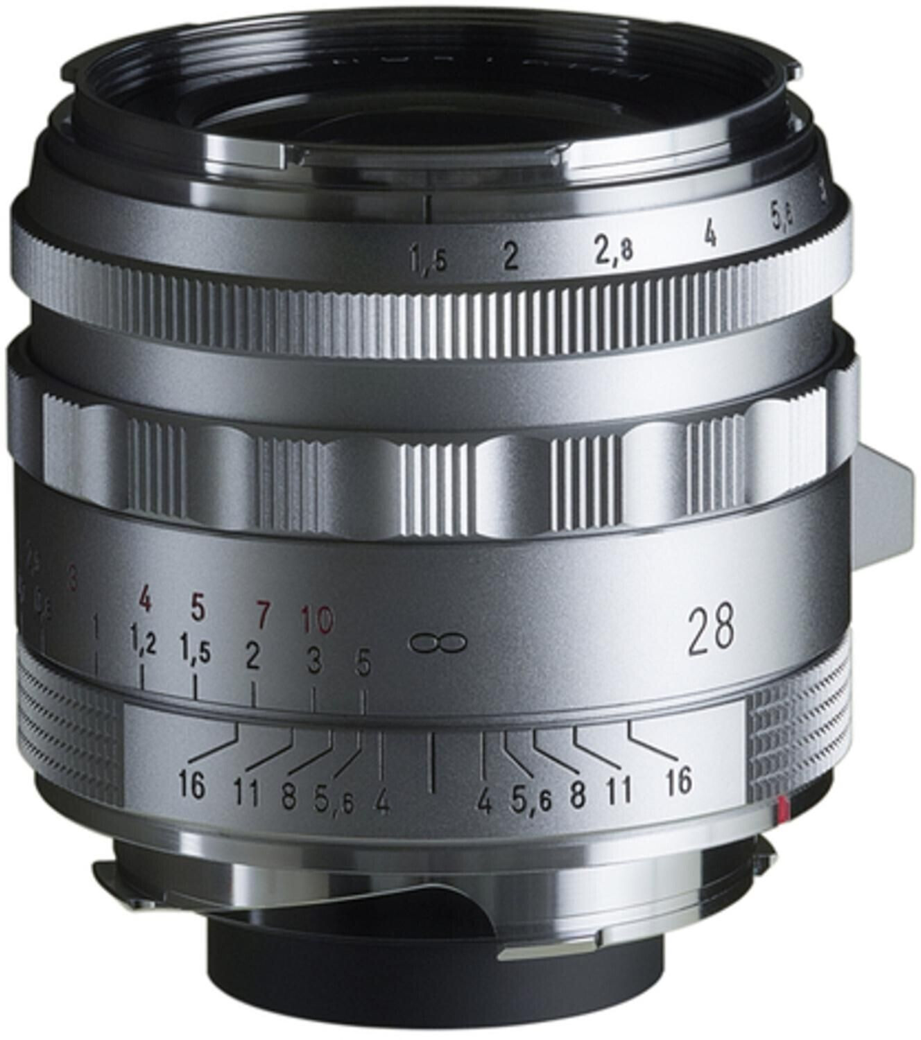 Voigtländer Nokton f1.5 28mm Type II VM argent