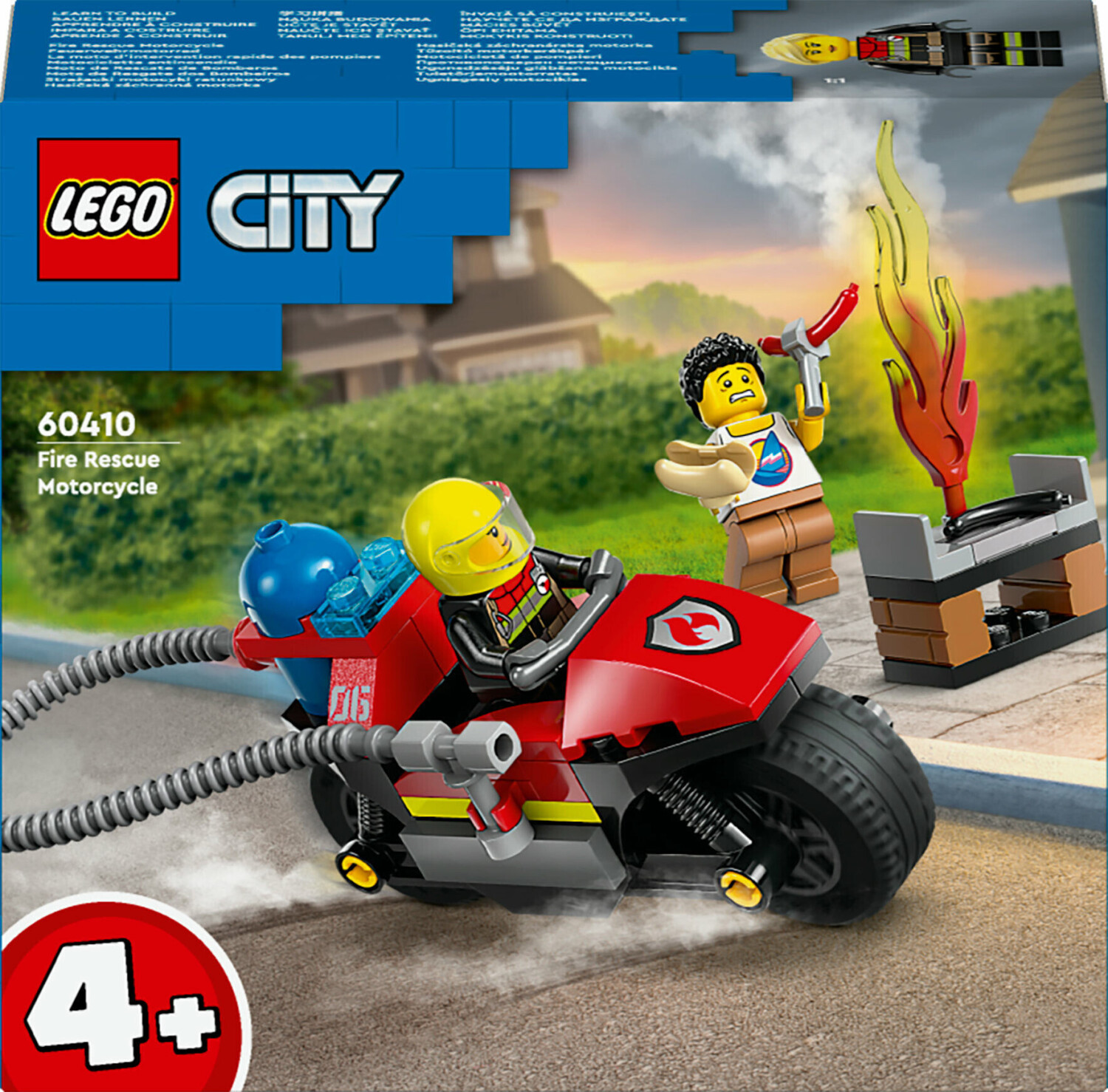 Lego fire bike top