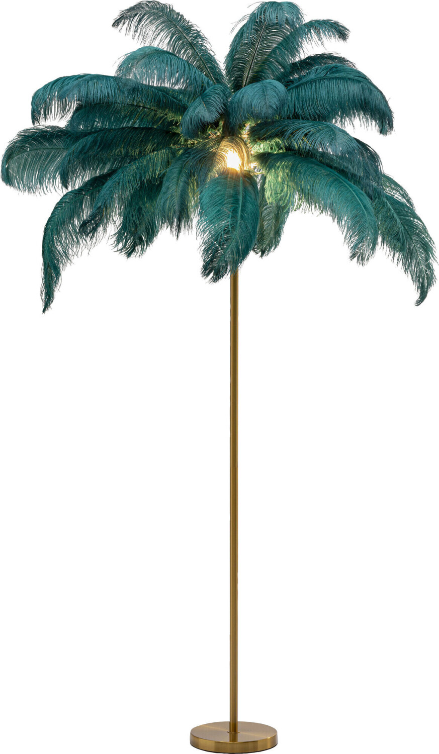 KARE Standard Lamp Feather Palm Alu Green (53749)