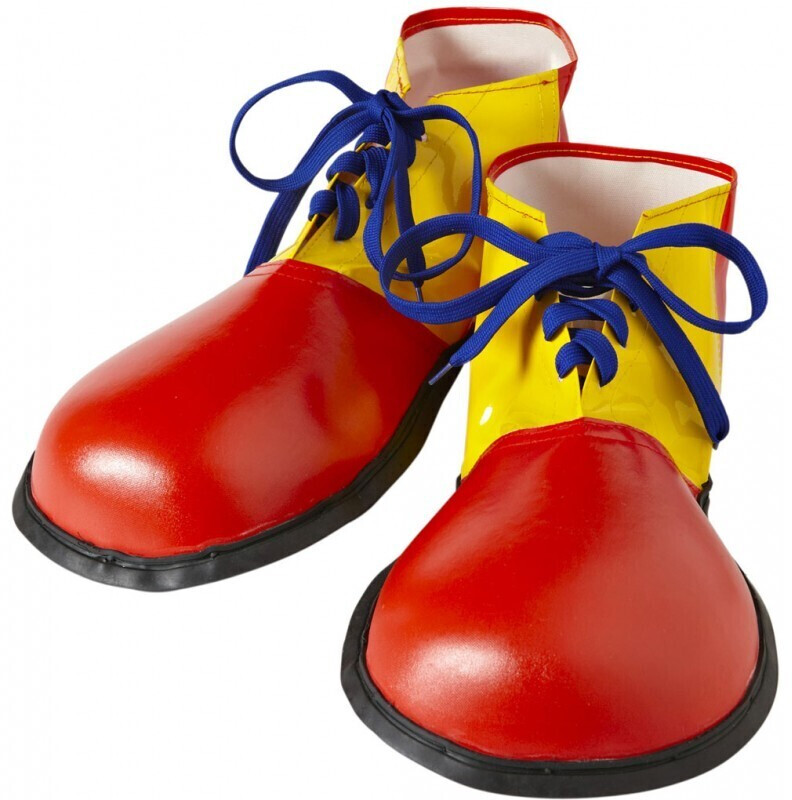 Widmann Alfredo clown shoes colorful colorful