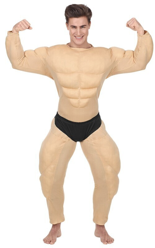 Widmann Beach Boy Bodybuilder costume beige