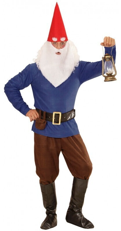 Widmann Blue dwarf costume red/blue