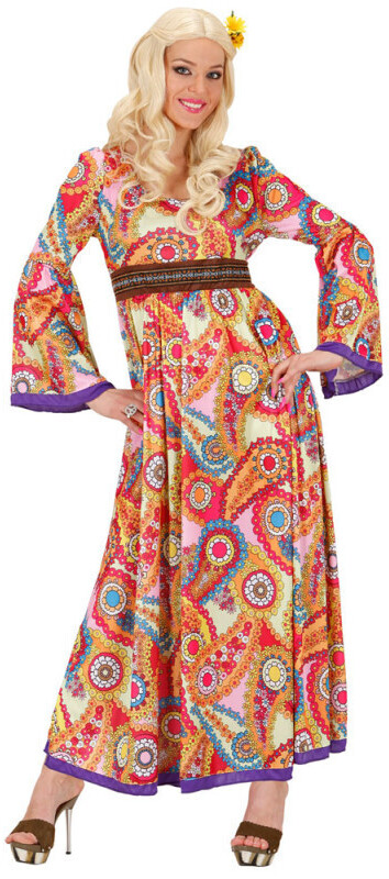 Widmann Colorful Hippie Costume Donna Ladies colorful