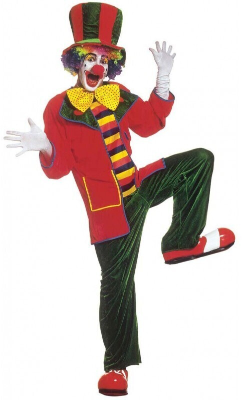 Widmann Noble clown costume men and women colorful