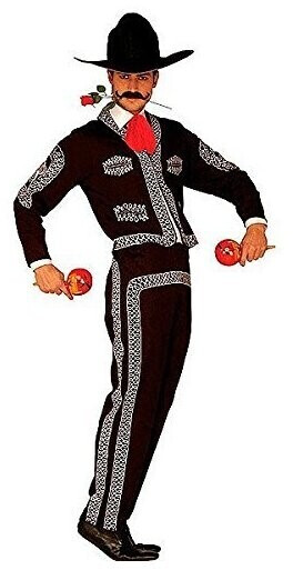Widmann El Mariachi Mexican men's costume black