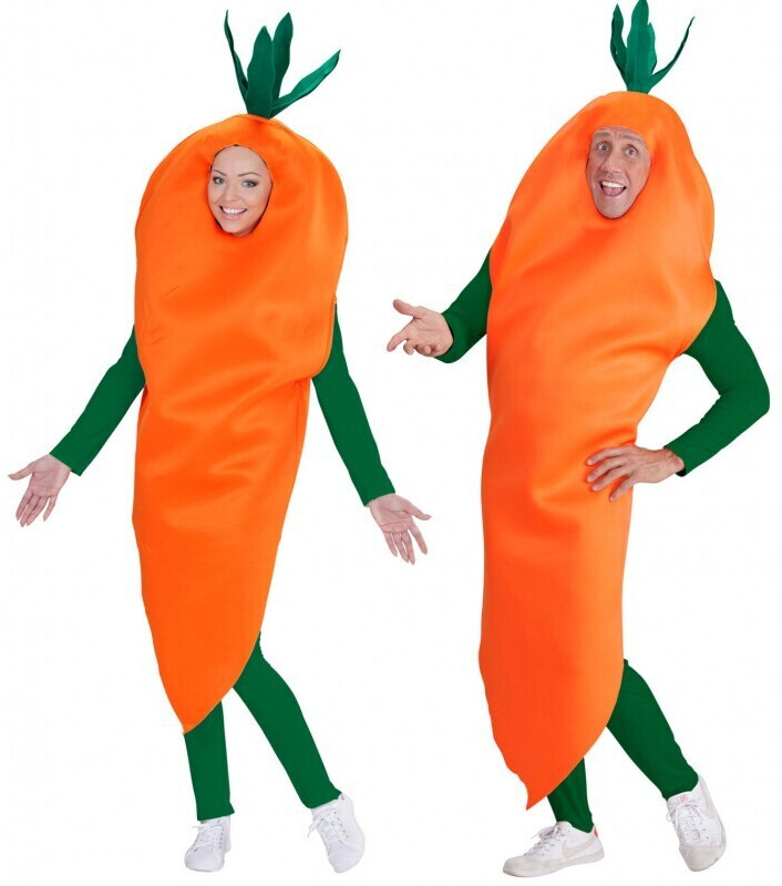 Widmann Carrot costume orange/160 cm